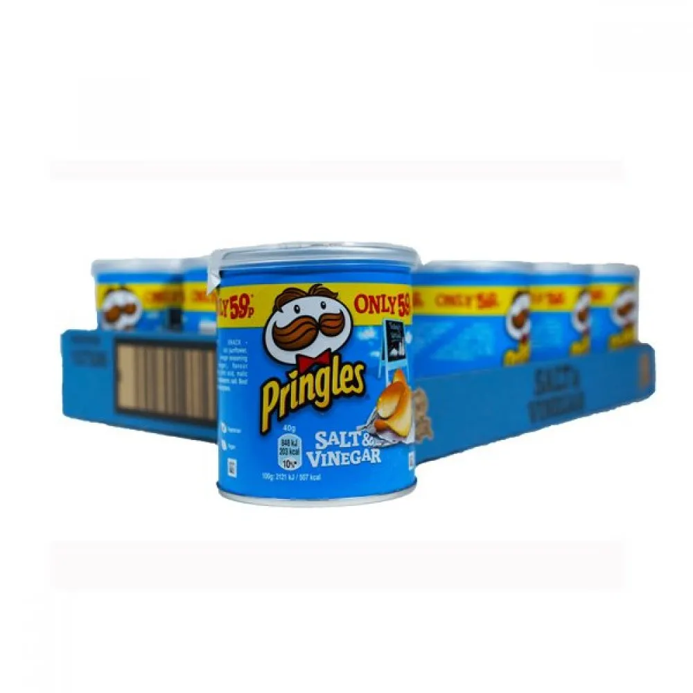Pringles Salt & Vinegar 40g X 12