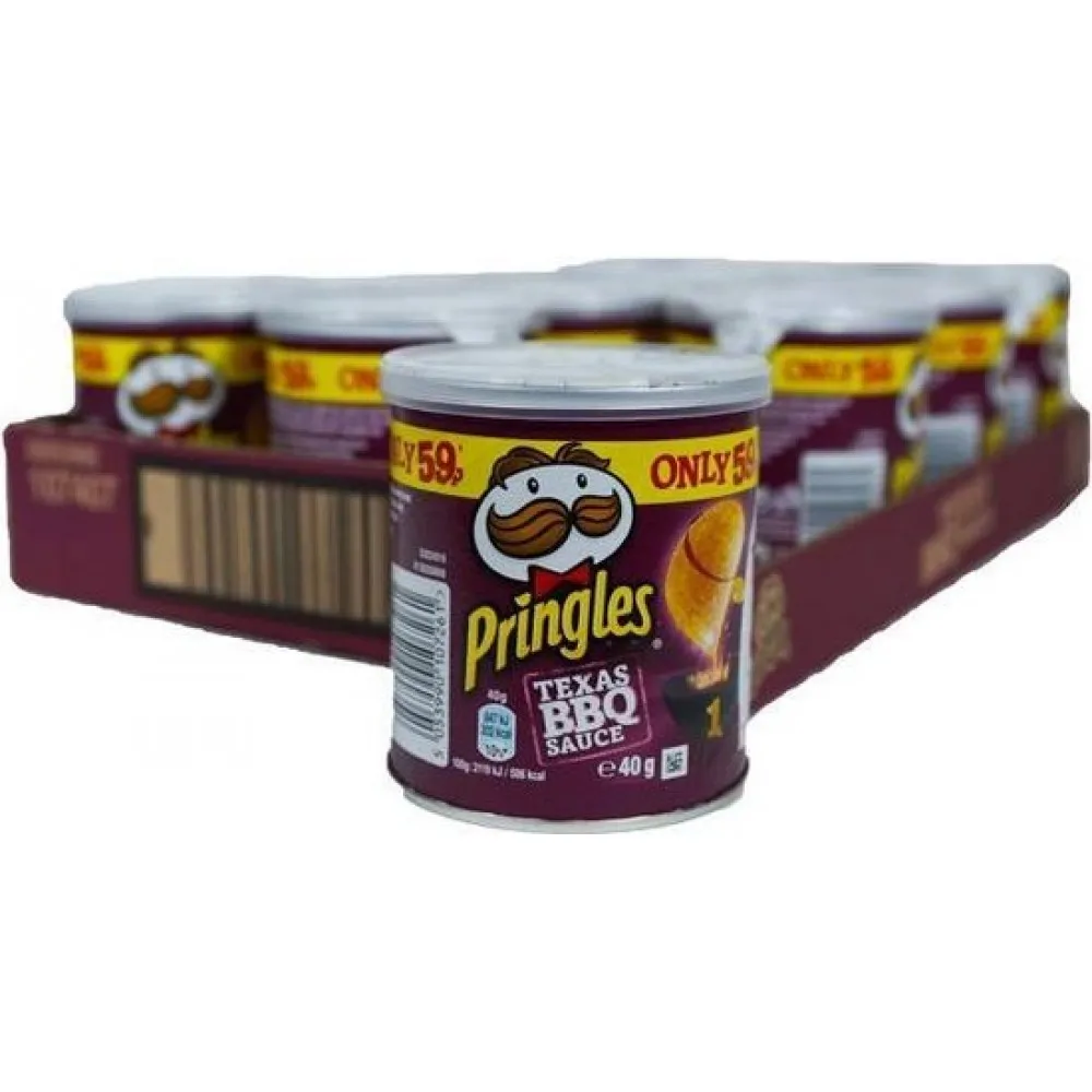 Pringles Texas Bbq 40g X 12