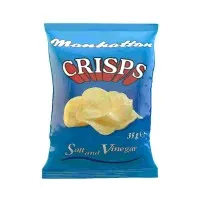 Manhattan Crisps Salt & Vinegar 35g X 48
