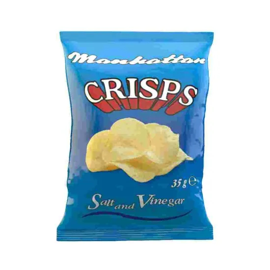 Manhattan Crisps Salt & Vinegar 35g X 48