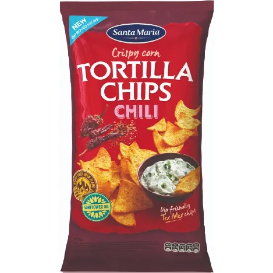 La Fiesta Tortilla Chips Chili 450g X 12