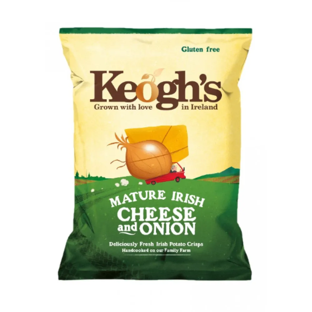 Keoghs Cheese And Onion 45g X 24