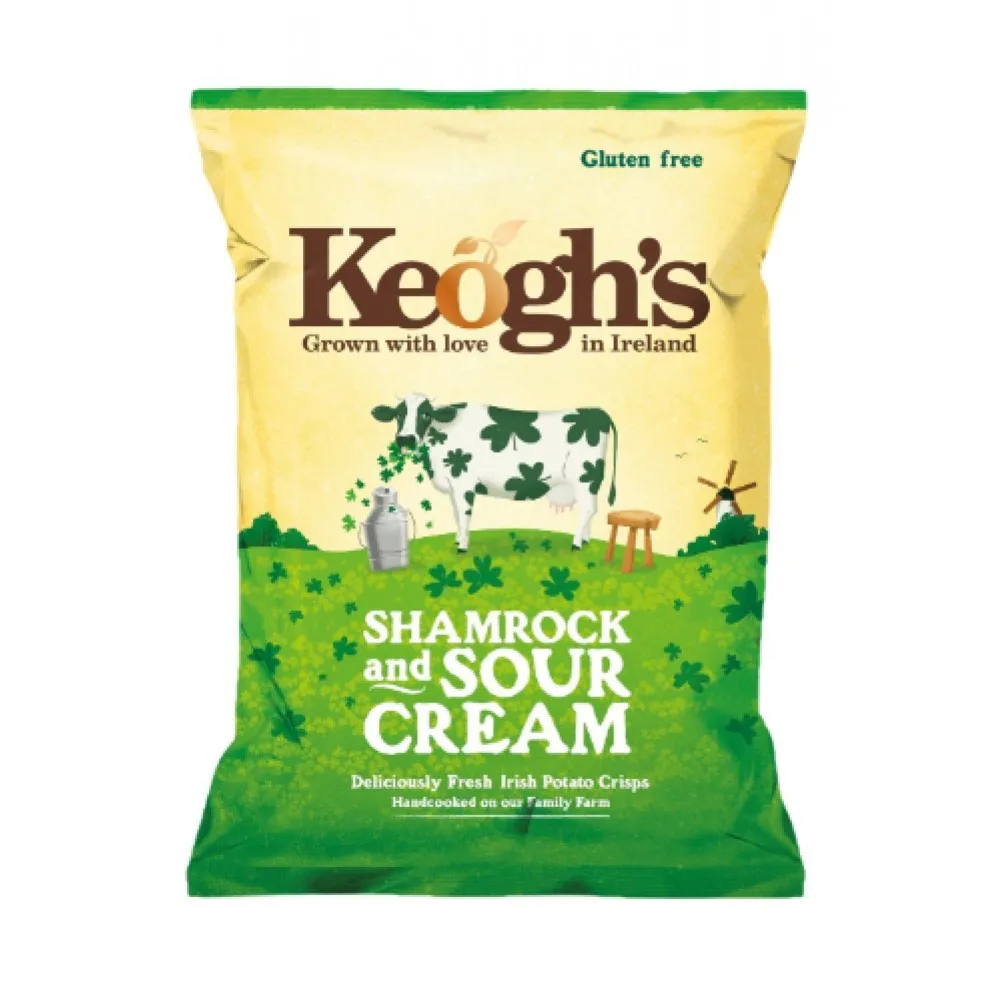 Keoghs Shamrock And Sour Cream 45g X 24
