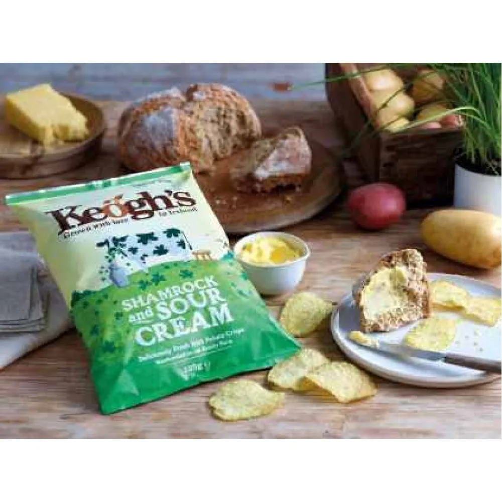 Keoghs Shamrock And Sour Cream 45g X 24