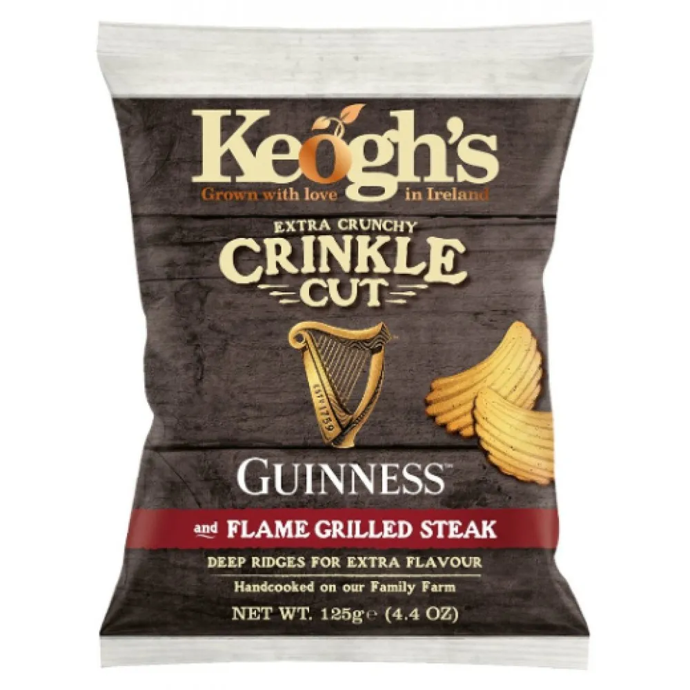 Keoghs Grilled Steak & Guinness Crinkle 45g X 24