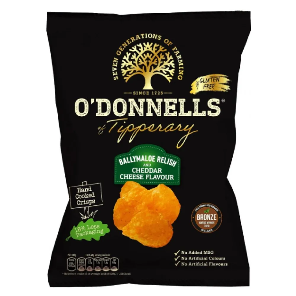 O Donnells Ballymaloe & Cheese 44g X 32