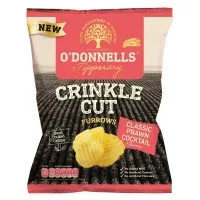 O Donnells Crinkle Cut Prawn Cocktail 125g X 12