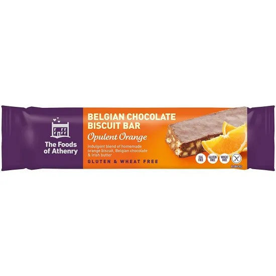 Foods Of Athenry Gluten Free Orange Biscuit Bar 55g X 20
