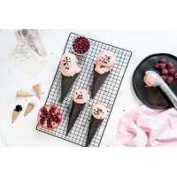 Nic Black Tall Waffle Cones X 140