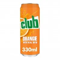 Club Orange Cans 330ml X 24 Drs