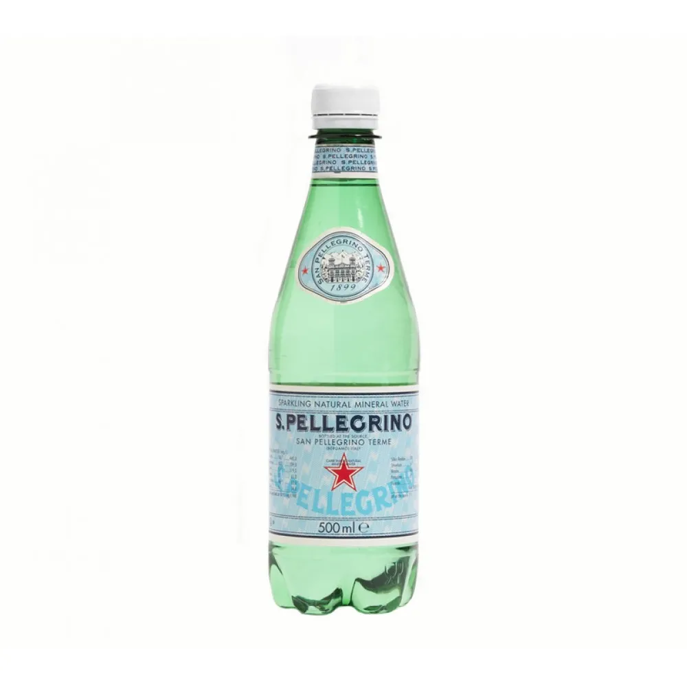San Pell Sparkling Plastic 500ml X 24 Drs