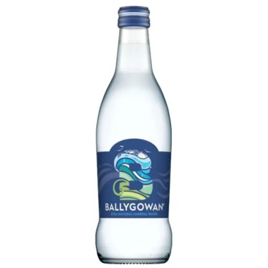 Image features Single Glass Bottle of Ballygowan 