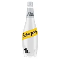 Schweppes Soda Water 1ltr X 12 Drs