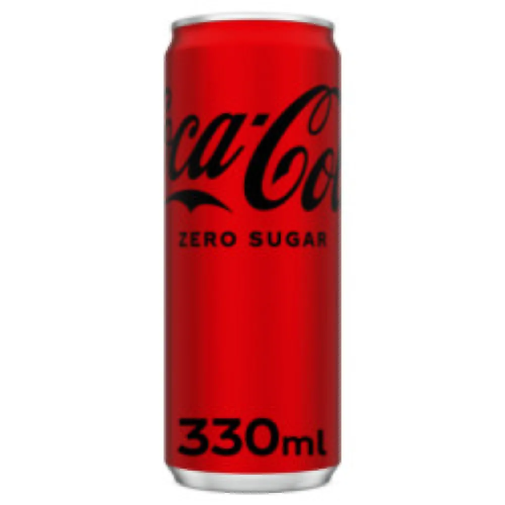 Coca Cola Zero Cans 330ml X 24 Drs