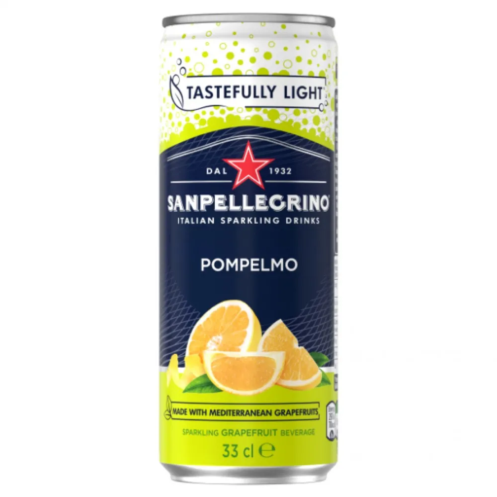 San Pellegrino Grapefruit Cans 330ml X 24 Drs