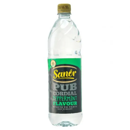Sanor Peppermint Cordial 1ltr