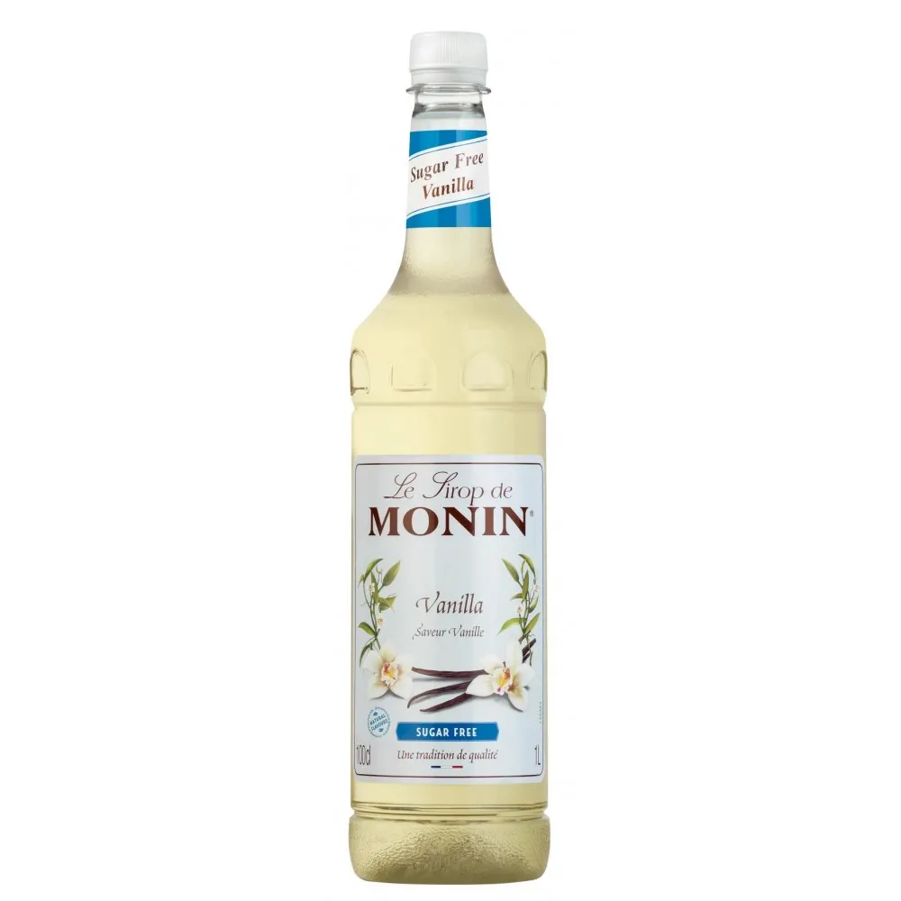 Monin Sugar Free Vanilla Syrup 1ltr