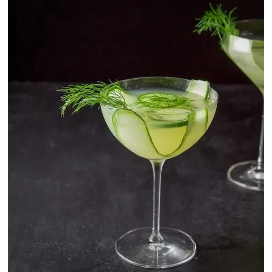 Cucumber Syrup in a Bottle