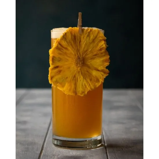 Dried Pineapple Flower Rings in a Jar