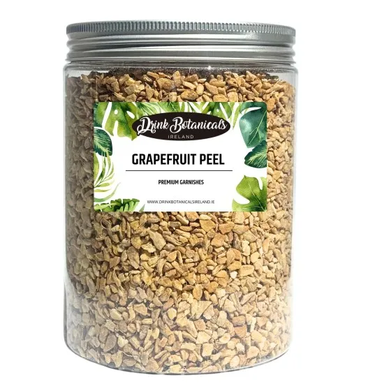 Dried Grapefruit Peel Cuts in Jar