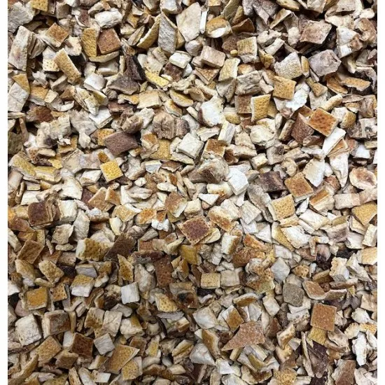 Dried Grapefruit Peel Cuts in Jar