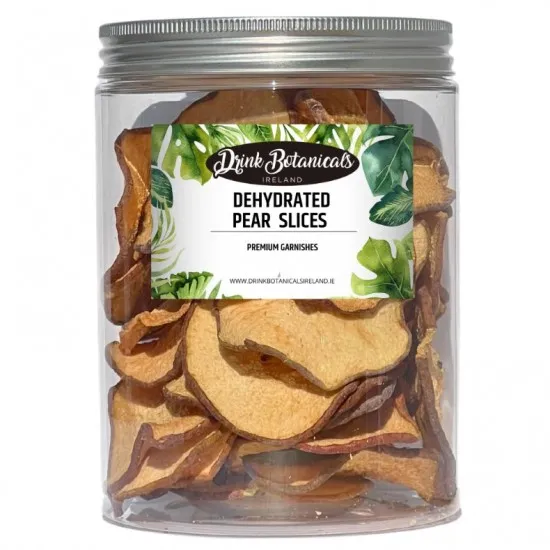 Dehydrated Pear Slices in a Jar