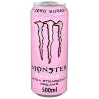 Monster Ultra Zero Sugar Strawberry 500ml X 12 Drs