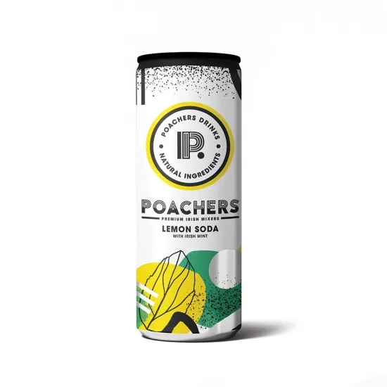 Poachers Lemon Soda 250ml X 24 Drs