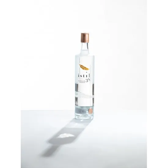 Istil38 Vanilla Vodka in a  Glass Bottle