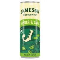 Jameson Ginger & Lime Cans Drs 250ml X 12