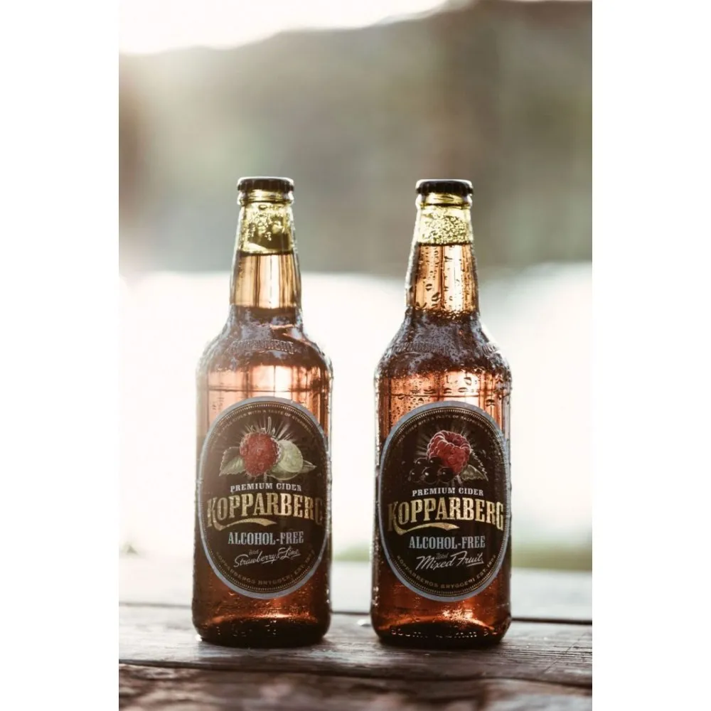 Kopparberg 0.0% Straw & Lime 500ml X 8