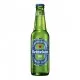 Green bottles of Heineken Non Alcoholic beer
