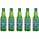 Green bottles of Heineken Non Alcoholic beer