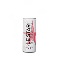 Le Star Brut Bubbles Rose 250ml Can X 12