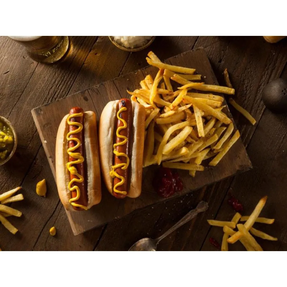 Classic Hotdog Wudy 8'' X 72