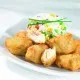 Image of Chicken Chunks on a white plate 