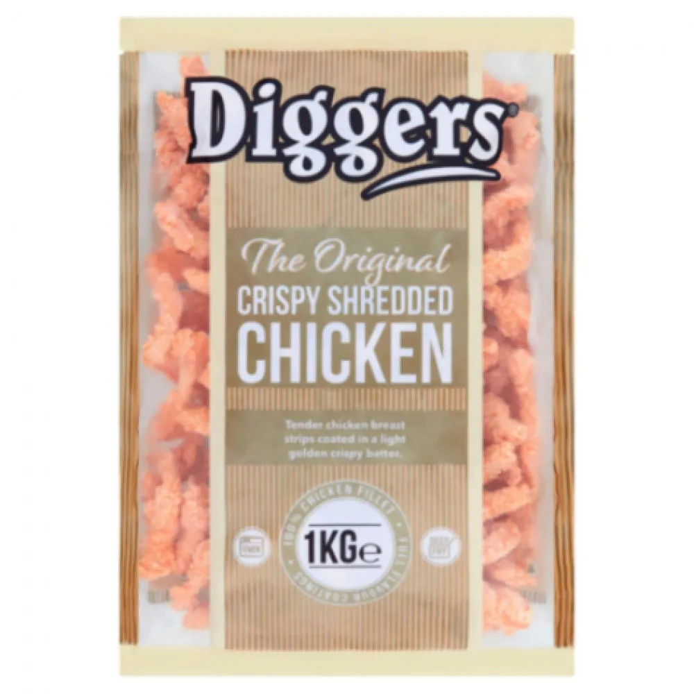 Diggers Shredded Chicken 5kg