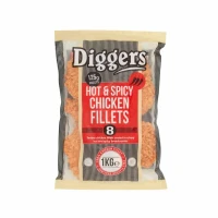 Diggers Hot N Spicy 125g Fillets 1kg X 5