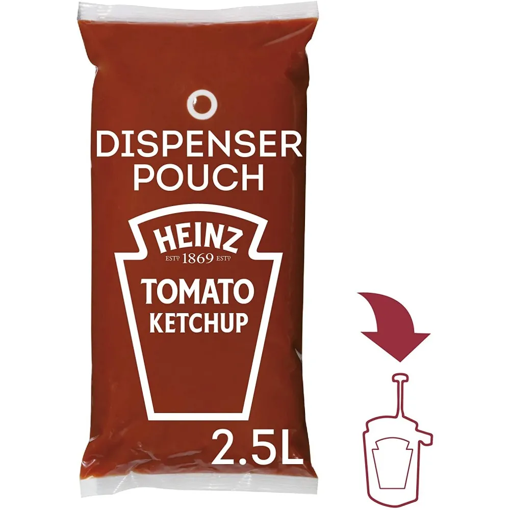 Heinz Ketchup Sauce O Mat Pouch 2.5l X 3