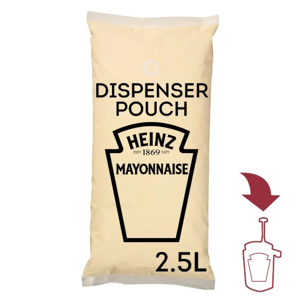 Heinz Mayonnaise Sauce O Mat Pouch 2.5l X 3