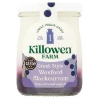 Killowen Blackcurrant Yogurt Glass 140g X 12