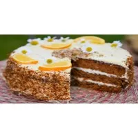Premium Carrot Lemon & Walnut Cake 16 Portions