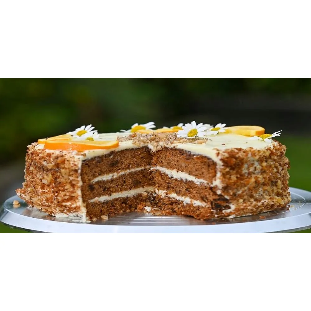 Premium Carrot Lemon & Walnut Cake 16 Portions