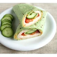 Spinach 12'' Tortilla Wrap 18 X 6 Packs