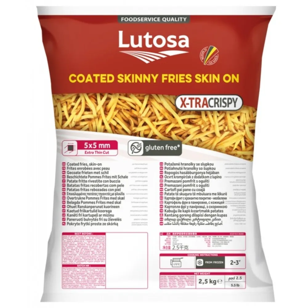 Lutosa Chips 5.5mm Skinny Crispy X 10kg