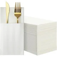 Airlaid White Pouchette 8 Fold X 1000