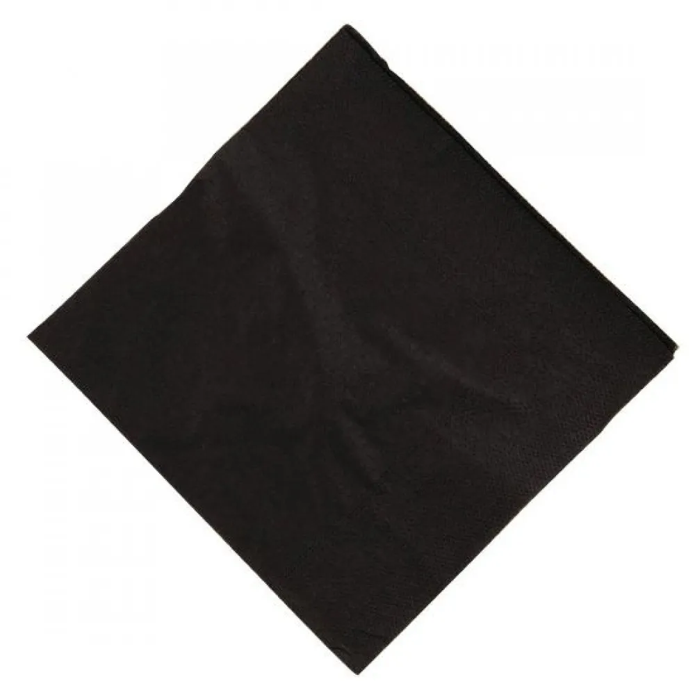 Black Cocktail Napkin X 2000