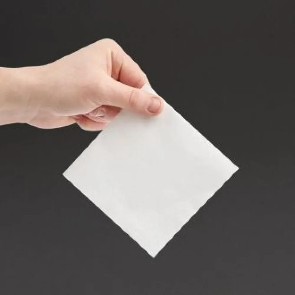 White Cocktail Napkin 2 Ply X 4000