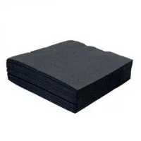 Dinner Napkin Black 40/2 8 Fold X 2000