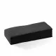 Stack of Black Dinner Napkins